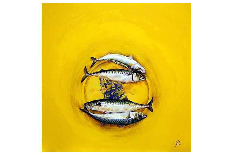 IN THE BUCKET - oil on canvas
(now only available in print)